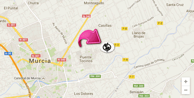 Google Map - Sala Cocktails, Calle Mayor 215, Puente Tocinos, Murcia